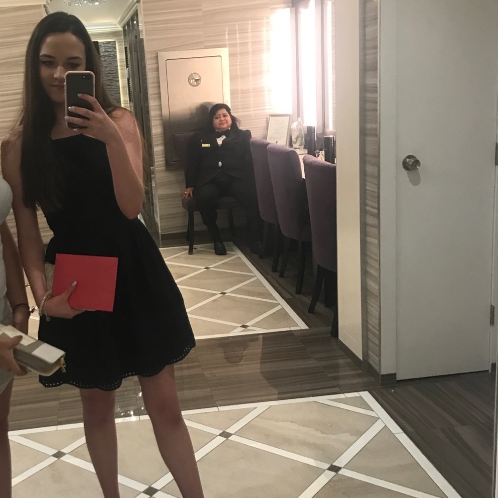 Abercrombie and Fitch black halter dress